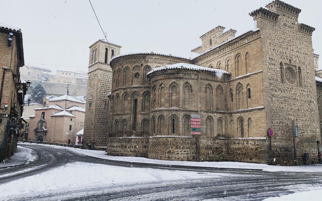 Histórica nevada en Toledo